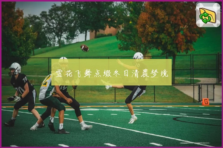 雪花飞舞点缀冬日清晨梦境